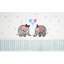 Caricature d'éléphant «Little Love», animaux mignons-1344988700