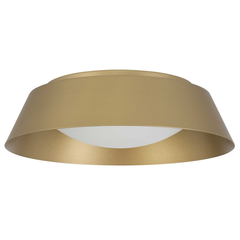 15 inch Brass LED Flush Mount
