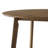 5-Piece Counter-Height Round Dining Set with Upholstered Splat-Back Chairs, Brown-1498473061