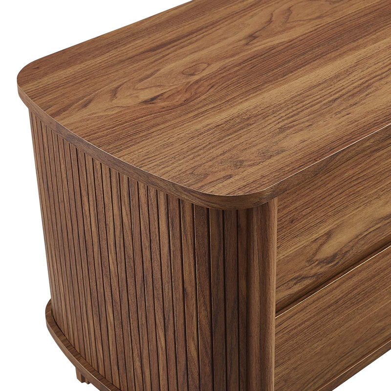 Modway Cadence Nightstand, Walnut