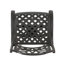 Tabouret pivotant en fonte d'aluminium