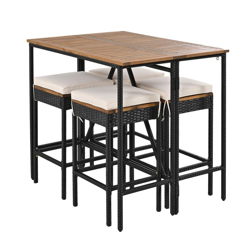 5-Piece Outdoor Dining Table Set