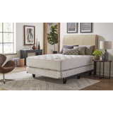 American Heritage Quilted White Boxspring Only