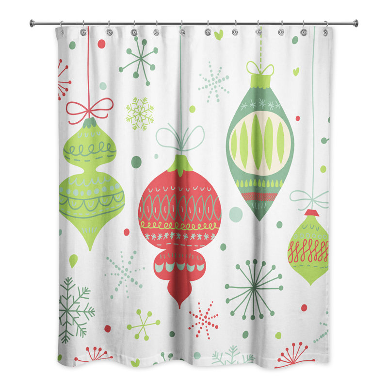 Rideau de douche à motif ornement Nannette