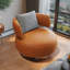Chaise berçante moderne rembourrée