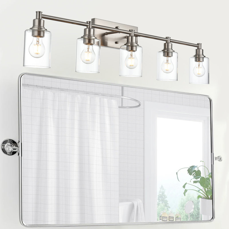 Biermann 5 - Light Dimmable Vanity Light, Brushed Nickel