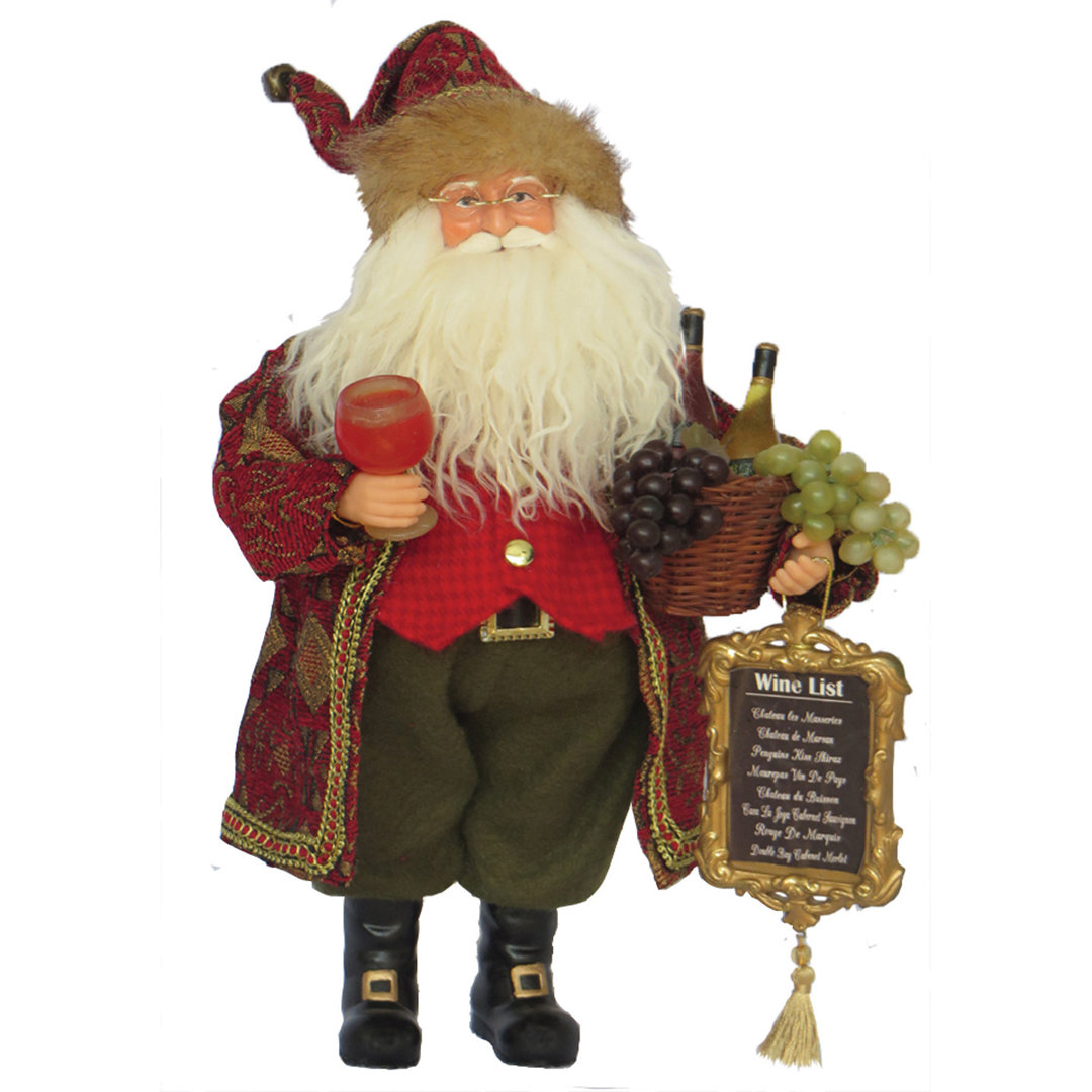 Wine Master Santa Figurine The Holiday Aisle®