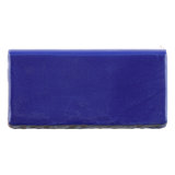 Viva 6" L x 3" W Ceramic Bullnose Tile Trim in Blue