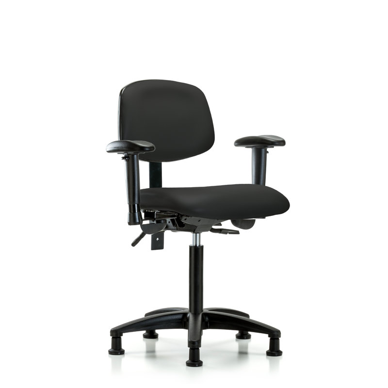 Timothy Task Chair, Black, Glides, Not Included