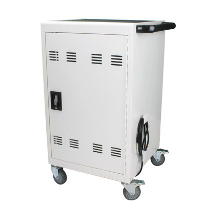 Mobile Charging Cart And Cabinet For Tablets Laptops 31+4-Device