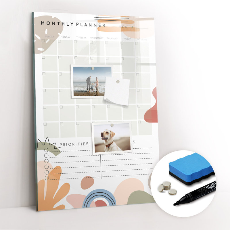 Magnetic Glass Dry Erase Board