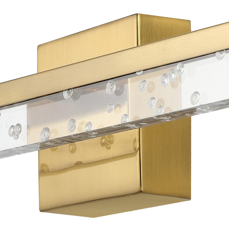 Éclairage de meuble-lavabo à DEL intégré moderne en fer rotatif à 360 degrés Mario, H 4,38 po x l 22 po x P 3,13 po