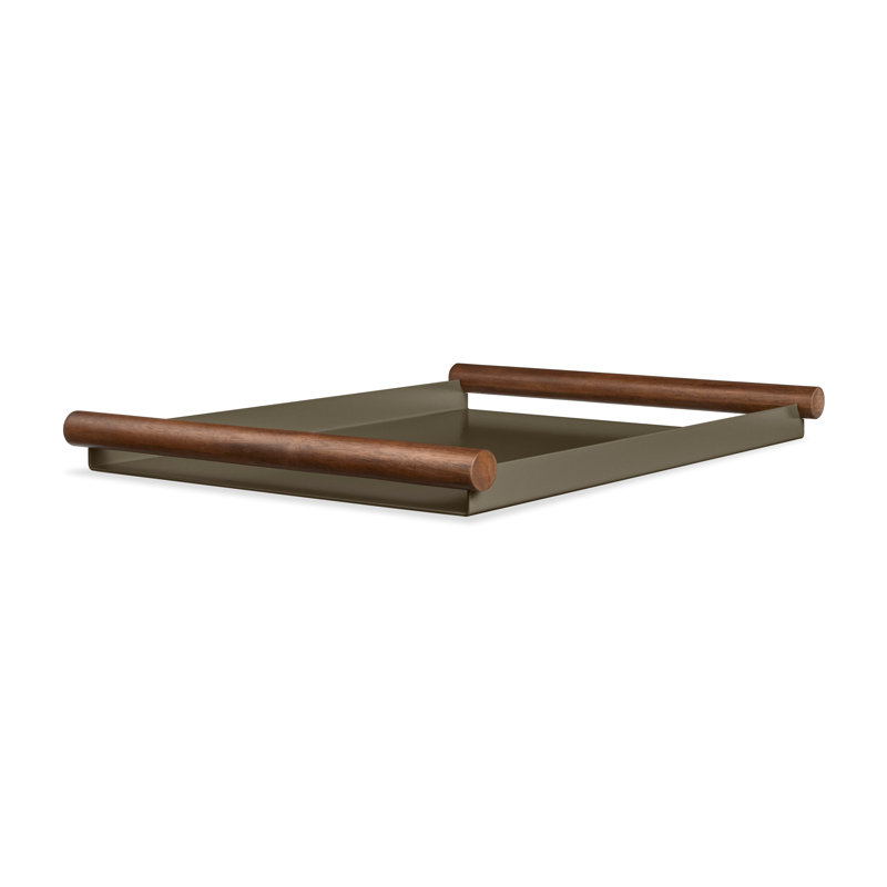 Estate Tray, Dark Olive/Acacia