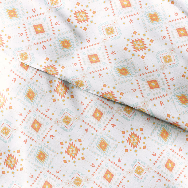 Aztec Dreams Full/Queen Duvet Cover Set with Shams