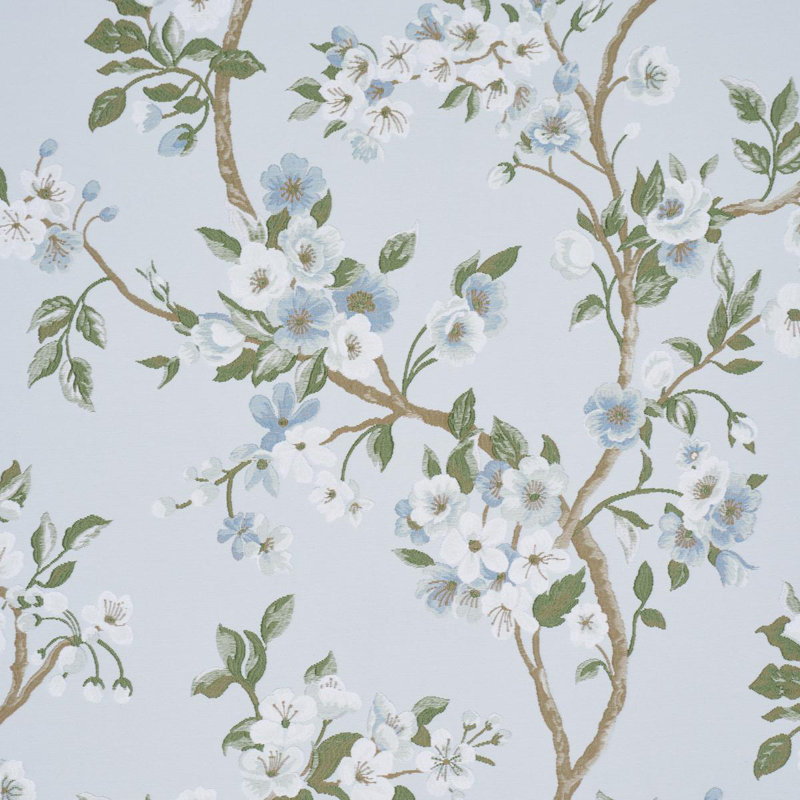 Cherry Blossom Fabric, Gold