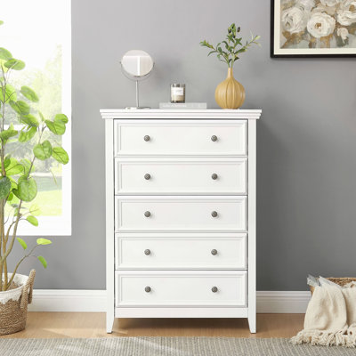 Commode moderne à 5 tiroirs, commode à tiroirs et rangement pour vêtements, armoire de rangement pour le salon