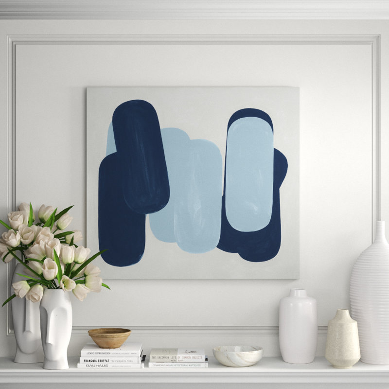 Through The Contours II Print by Bobby Berk, 54" H x 60" W x 1.5" D, Image Brush Gel