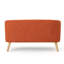 Causeuse douce, mobilier de salon chic pour maison, appartement et bureau, canapé 2 places rembourré