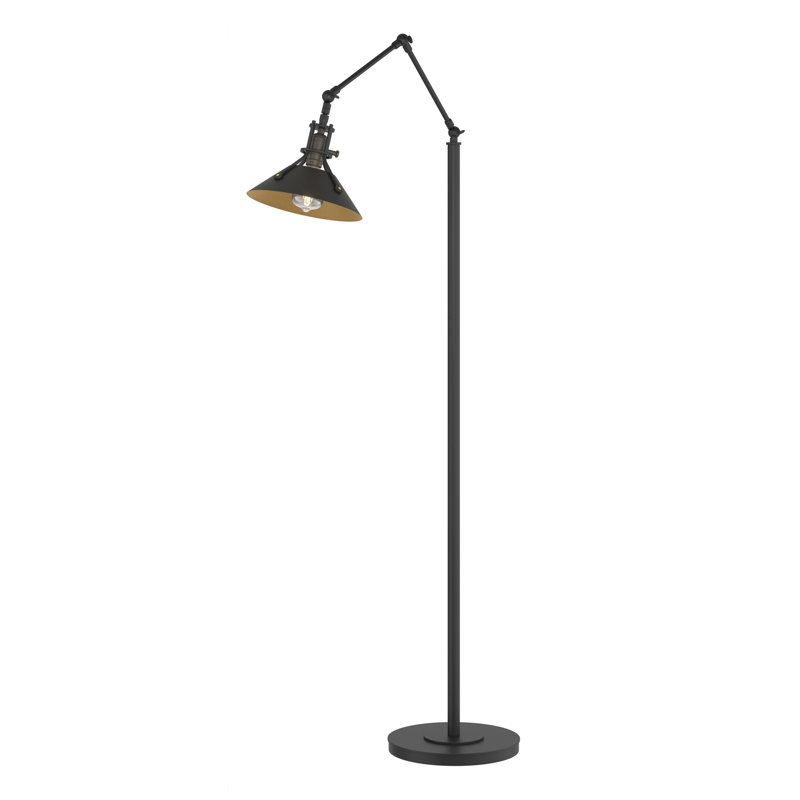 Henry 60.8" Task Floor Lamp, Black, Black
