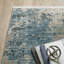 Brice Power-Loom recyclé P.E.T. Tapis abstrait bleu / beige-509002748