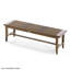 Solid Wood Teak Outdoor Bench