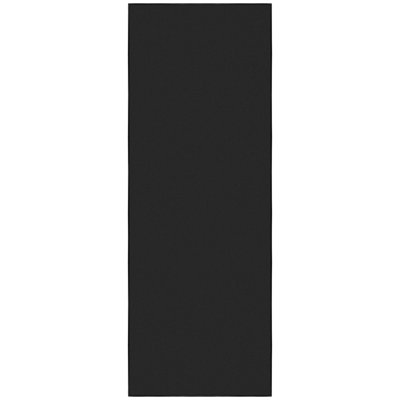 Indoor 2 ft. 7 in. x 6 ft. Black Non-Slip Area Rug For Living Rooms, Bedrooms, Offices, and Open Spaces
