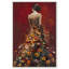 «Dress in Fall Bloom», toile inspirante des femmes par Art Remedy-105309304-105309322