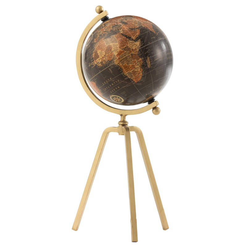 Floor Globe, 52cm H x 23cm W x 20cm D