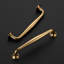 Champagne Bronze Cabinet Handles Solid Pulls 5 Inch 10 Pack,Zinc Alloy, Cabinet Pulls, Cupboard Drawer Handles, Easy Installation, Standard Size Hole Center, Screws Included