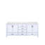 Meuble-lavabo double 80 po, comptoir en quartz, bois massif, design tendance Avec rangement blanc et 6 tiroirs-2068496899