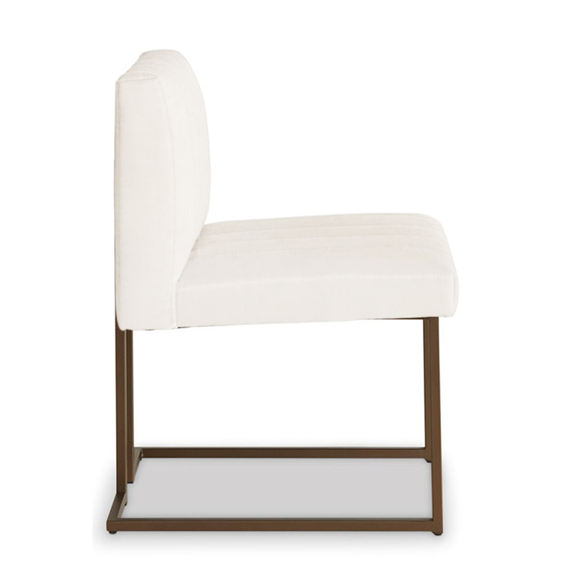 Aerin Upholstered Dining Chair, Parchment Polyester