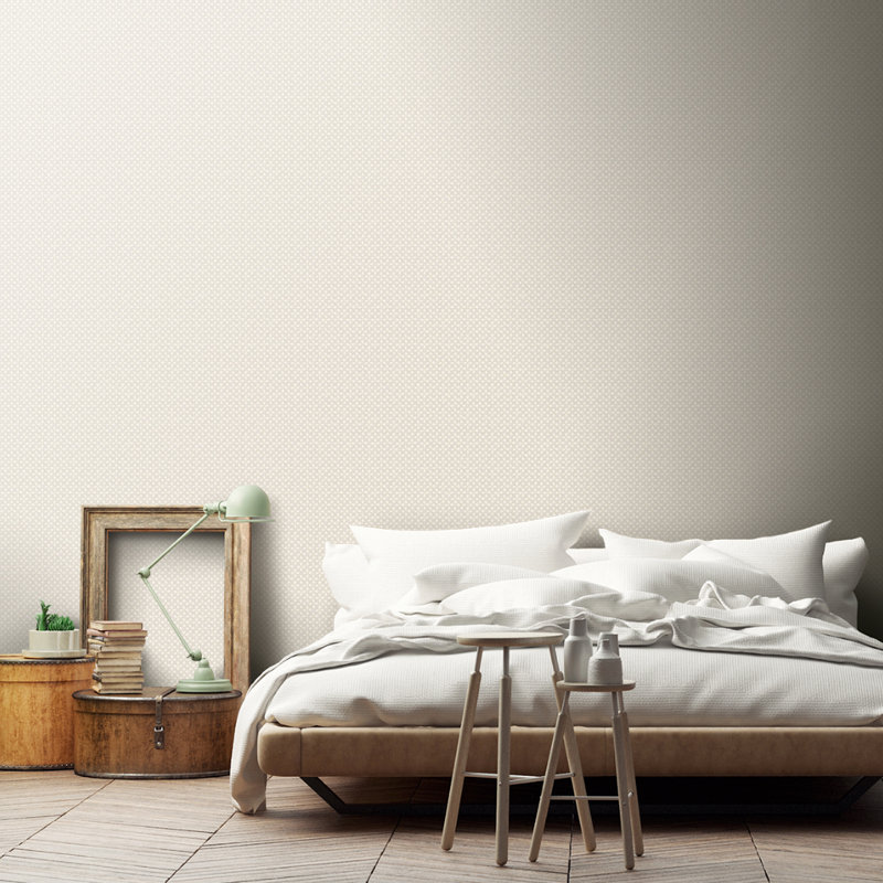 Asbury 26m x 53cm Matte Wallpaper Roll, Cream