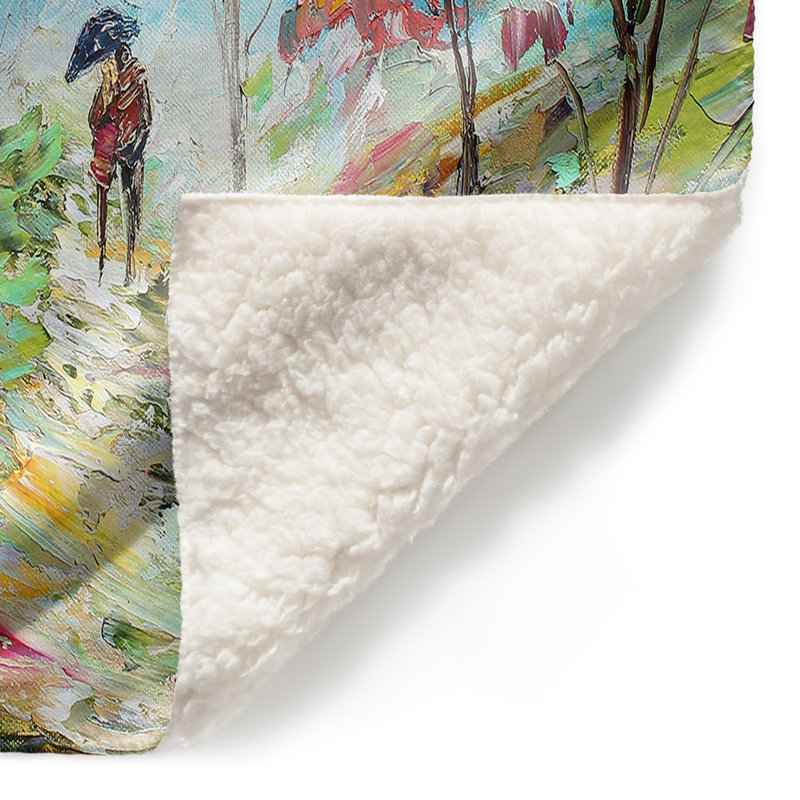 Couverture sherpa à la décomposition de park, l 51 po x L 60 po