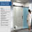 56" - 60" (W) X 76" (H) Frameless Soft-Closing Shower Door, 1/4" (6Mm) Tempered Glass Single Sliding With Explosion-Proof Coating, Matte Black 24D01-60MBX-119866342