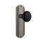 Deco Plate with Black Porcelain Door Knob-723373834-723373836