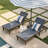 Scheiner 24'' Outdoor Acacia Chaise Lounge-507722090
