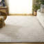 Tapis ivoire fait à la main Elle-838330940