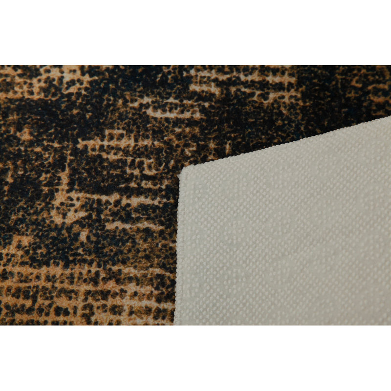 Soft Hall Carpet 2.6 x 4.9 Feet | 100% Polyester, 0.04 in Pile Height | Antibacterial, Non-Slip Underside | Woven with 3D Digital Printing | Machine Washable | Durable & Stylish for Entryways & Living Rooms