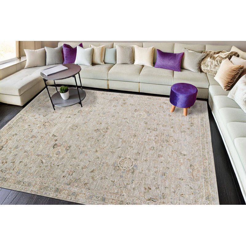 Stamey 12502-918 GREY/LT GREY/BEIGE, Rectangle 9'2" x 12'10"