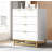 5 Drawer Dresser, With Gold Metal Handles-203294002