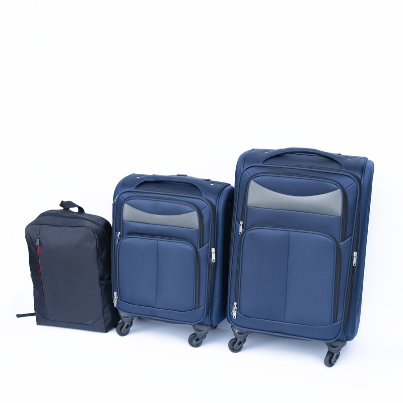 (20 + 24) Ensemble de valise de voyage deux pièces Mallette de transport Oxford