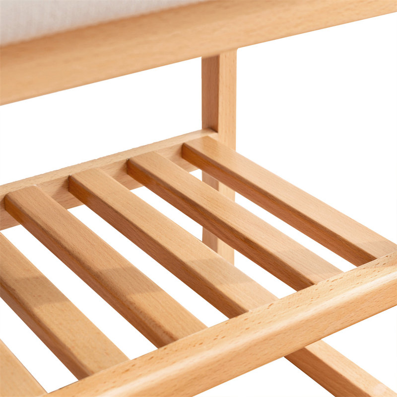 Banc de rangement, banc d'entrée, banc de chambre à coucher, banc à chaussures, banc rembourré