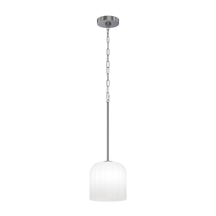 Parkmont Plug & Play 1-Light Pendant in Transitional and Modern Style-87.38 Inches Tall and 8 Inches Wide