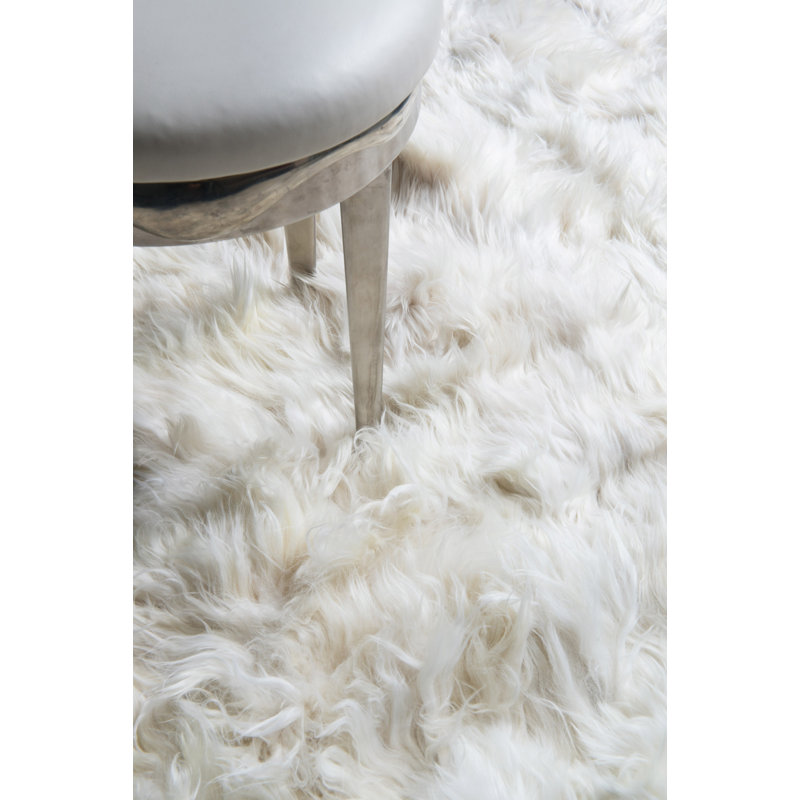 Alpaca Natural Area Rug, Rectangle 8' x 10'