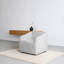 Fauteuil demi-tonneau rembourré Nice