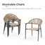 4 fauteuils d'extérieur 4 pièces