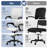 Ergonomic Swivel Home Office Task Chair Adjustable Lumbar Support, Height, and Tilt Function, Comfortable Design for All-Day Productivity-118658960