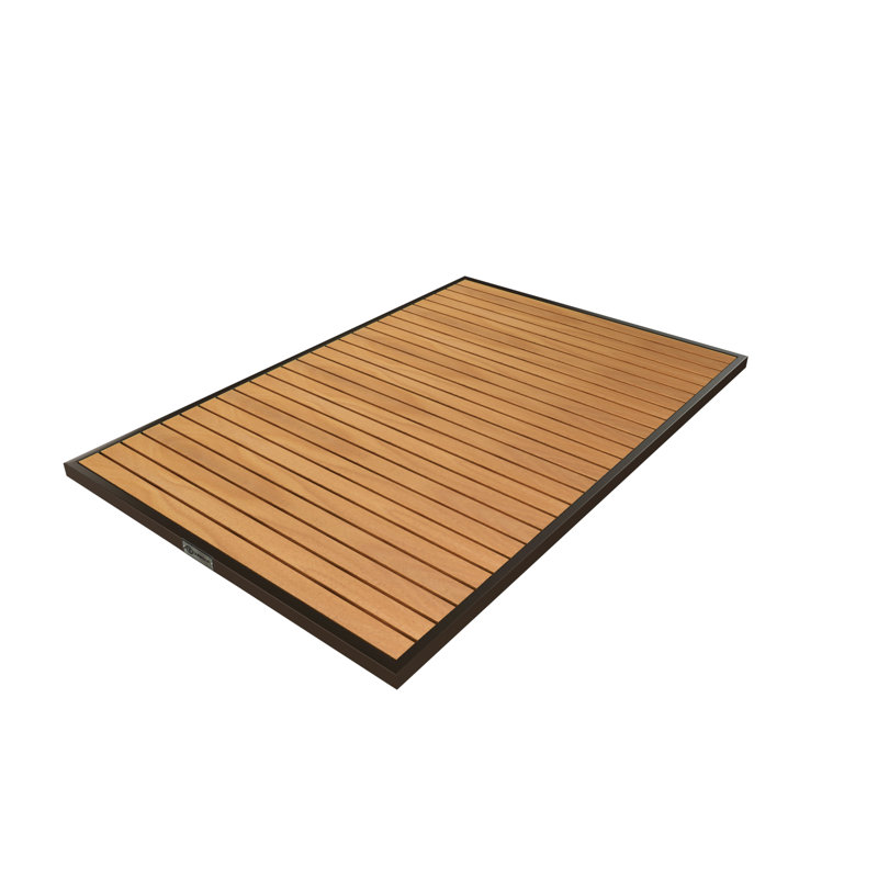 Plateau de table rectangulaire, L 48 po x P 32 po, Bronze / Naturel