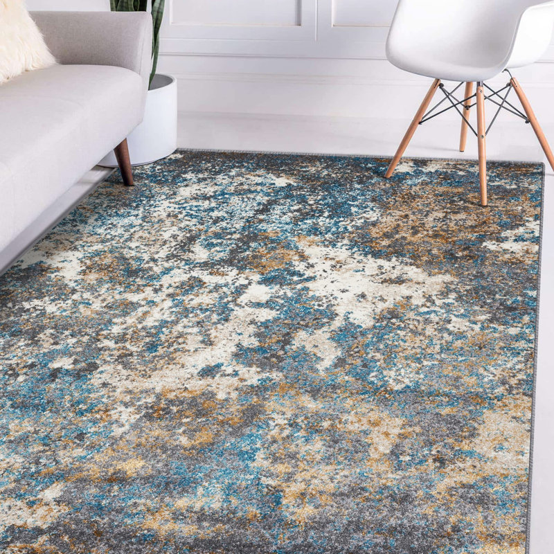 Reitz Abstract Indoor Rug, Rectangle 2'2" x 7'4"