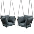 Hanging Porch Swing Chair For Indoor & Outdoor Use Set Of 2